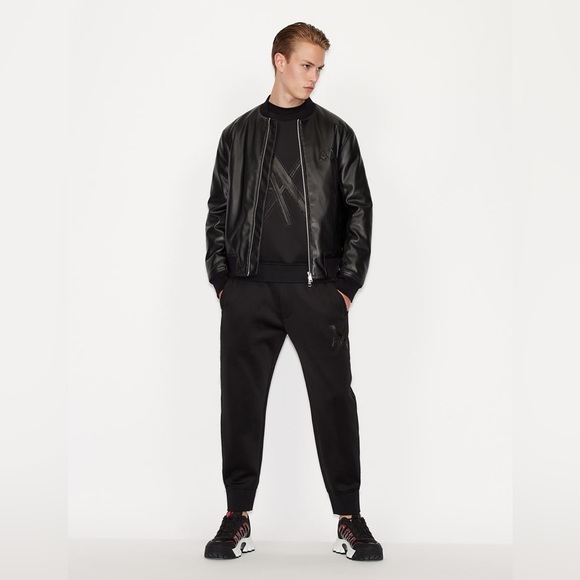 ARMANI EXCHANGE MACRO LOGO JOGGER SWEATPANTS - Picture 5 of 10